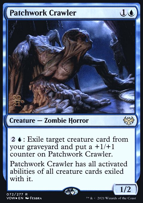 Patchwork Crawler, Innistrad: Crimson Vow Promos #72s, Magic: The Gathering card