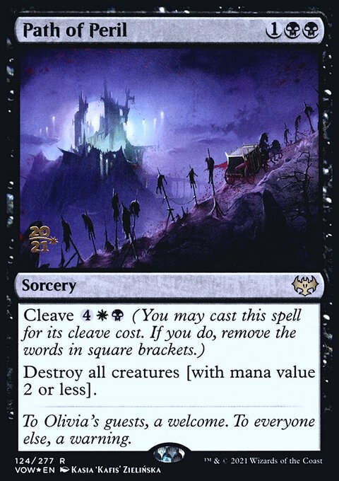 Path of Peril, Innistrad: Crimson Vow Promos #124s, Magic: The Gathering card