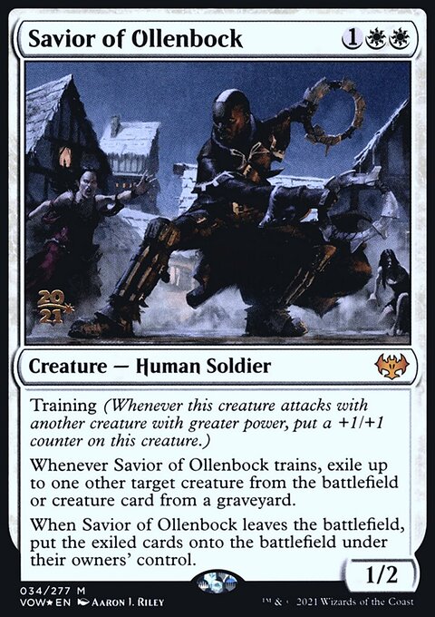 Savior of Ollenbock, Innistrad: Crimson Vow Promos #34s, Magic: The Gathering card