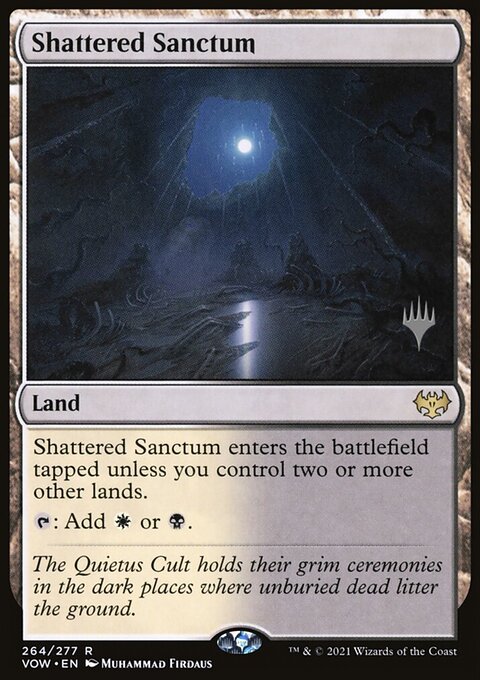 Shattered Sanctum, Innistrad: Crimson Vow Promos #264p, Magic: The Gathering card