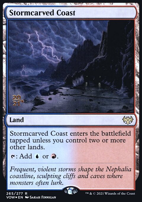 Stormcarved Coast, Innistrad: Crimson Vow Promos #265s, Magic: The Gathering card