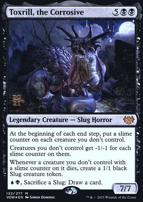 Toxrill, the Corrosive, Innistrad: Crimson Vow Promos #132s, Magic: The Gathering card