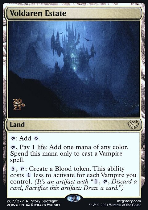 Voldaren Estate, Innistrad: Crimson Vow Promos #267s, Magic: The Gathering card