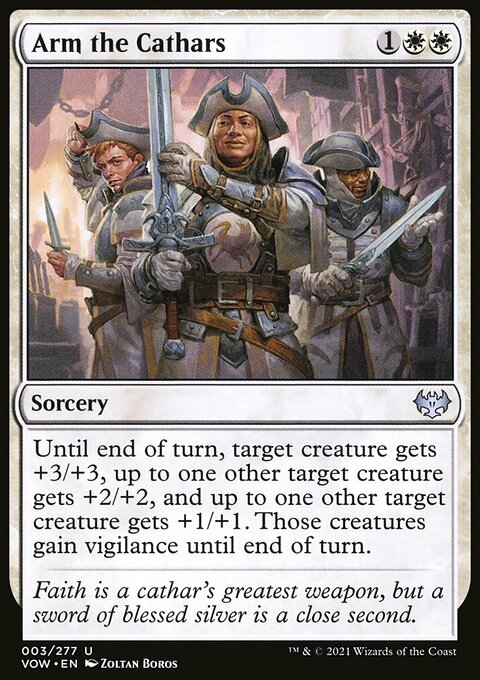 Arm the Cathars, Innistrad: Crimson Vow #3, Magic: The Gathering card