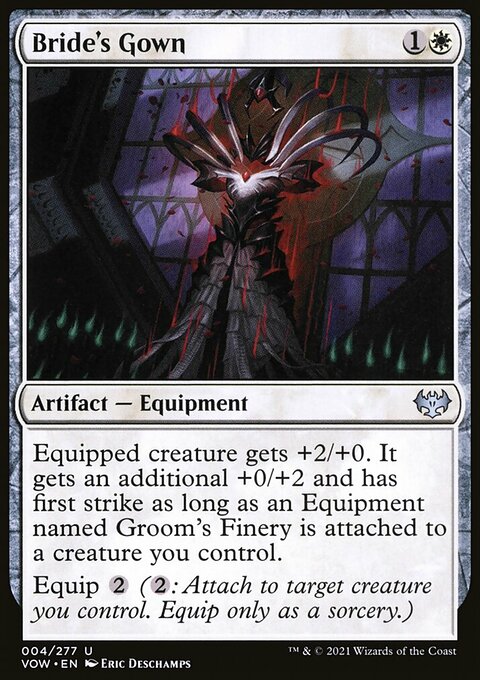 Bride's Gown, Innistrad: Crimson Vow #4, Magic: The Gathering card
