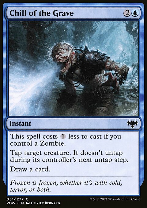 Chill of the Grave, Innistrad: Crimson Vow #51, Magic: The Gathering card