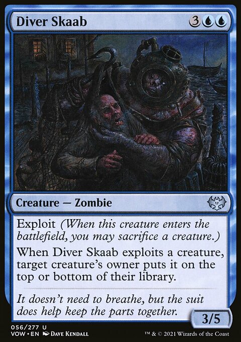 Diver Skaab, Innistrad: Crimson Vow #56, Magic: The Gathering card