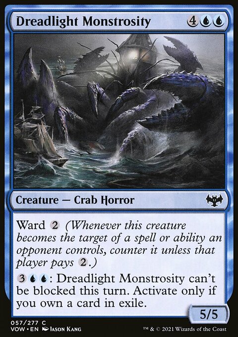 Dreadlight Monstrosity, Innistrad: Crimson Vow #57, Magic: The Gathering card