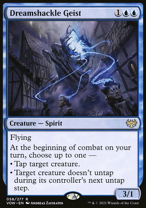 Dreamshackle Geist, Innistrad: Crimson Vow #58, Magic: The Gathering card