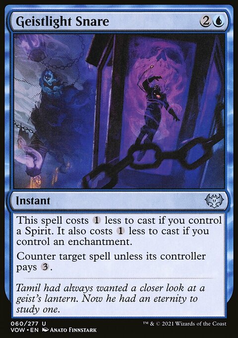 Geistlight Snare, Innistrad: Crimson Vow #60, Magic: The Gathering card
