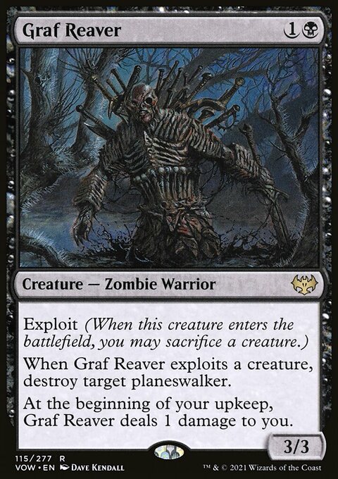 Graf Reaver, Innistrad: Crimson Vow #115, Magic: The Gathering card