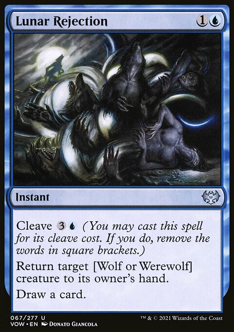 Lunar Rejection, Innistrad: Crimson Vow #67, Magic: The Gathering card