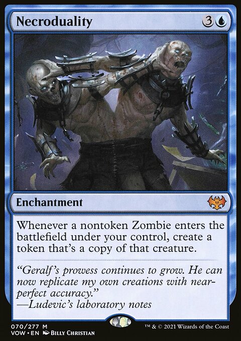 Necroduality, Innistrad: Crimson Vow #70, Magic: The Gathering card