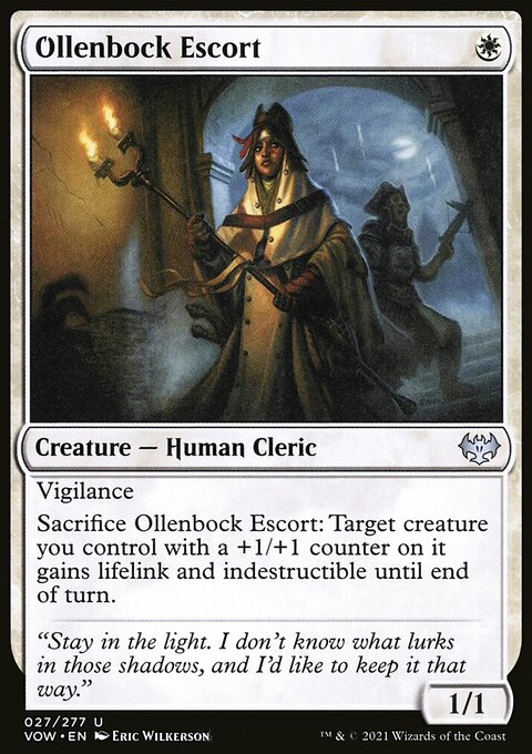 Ollenbock Escort, Innistrad: Crimson Vow #27, Magic: The Gathering card
