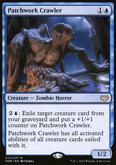 Patchwork Crawler, Innistrad: Crimson Vow #72, Magic: The Gathering card