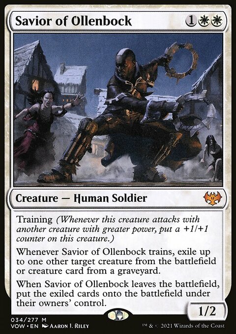 Savior of Ollenbock, Innistrad: Crimson Vow #34, Magic: The Gathering card