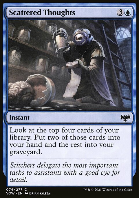 Scattered Thoughts, Innistrad: Crimson Vow #74, Magic: The Gathering card