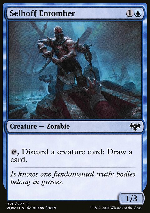 Selhoff Entomber, Innistrad: Crimson Vow #76, Magic: The Gathering card
