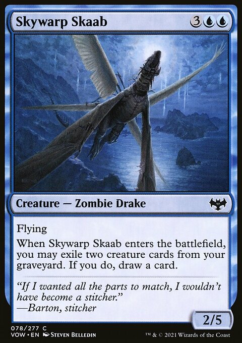 Skywarp Skaab, Innistrad: Crimson Vow #78, Magic: The Gathering card