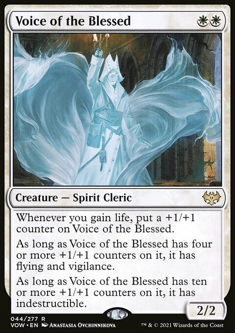 Voice of the Blessed, Innistrad: Crimson Vow #44, Magic: The Gathering card