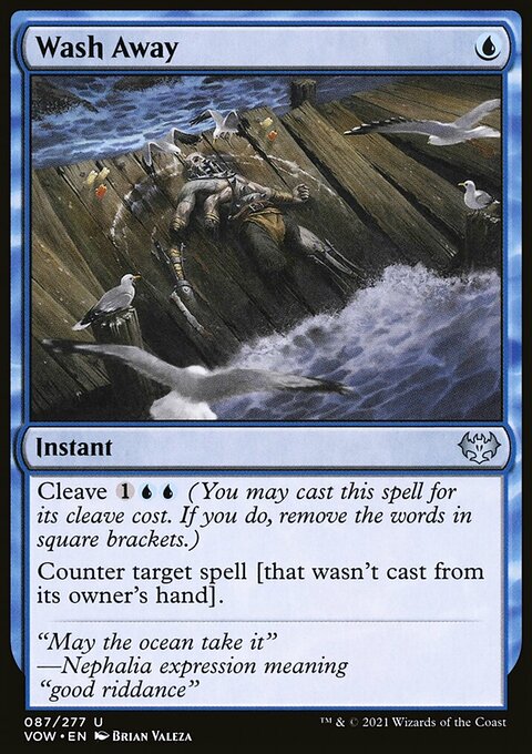 Wash Away, Innistrad: Crimson Vow #87, Magic: The Gathering card