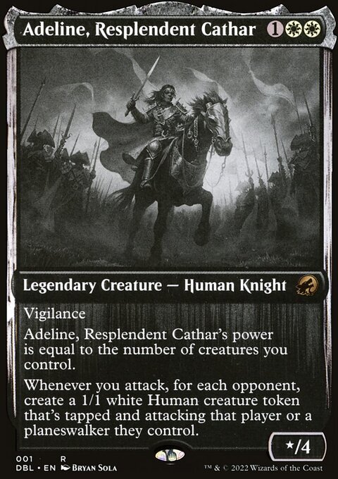 Adeline, Resplendent Cathar, Innistrad: Double Feature #1, Magic: The Gathering card
