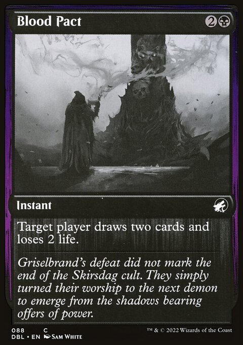 Blood Pact, Innistrad: Double Feature #88, Magic: The Gathering card