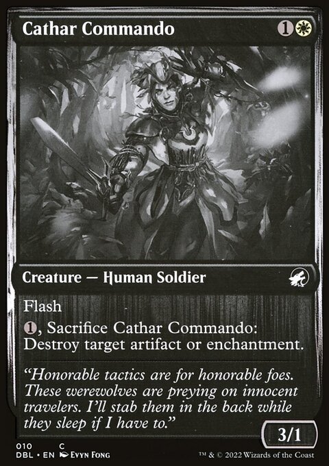 Cathar Commando, Innistrad: Double Feature #10, Magic: The Gathering card