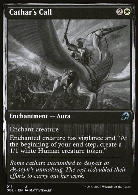 Cathar's Call, Innistrad: Double Feature #11, Magic: The Gathering card