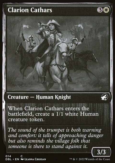 Clarion Cathars, Innistrad: Double Feature #14, Magic: The Gathering card