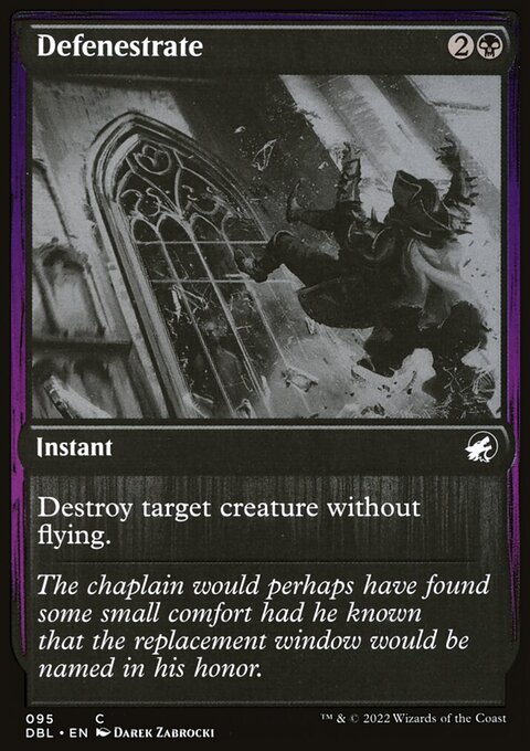 Defenestrate, Innistrad: Double Feature #95, Magic: The Gathering card