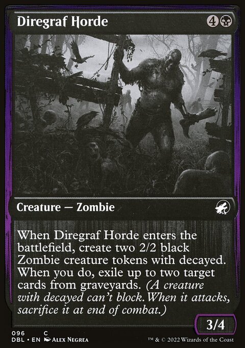 Diregraf Horde, Innistrad: Double Feature #96, Magic: The Gathering card