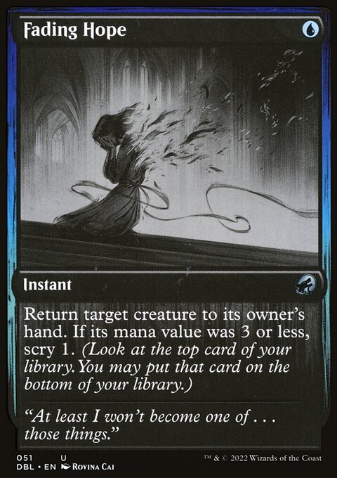 Fading Hope, Innistrad: Double Feature #51, Magic: The Gathering card