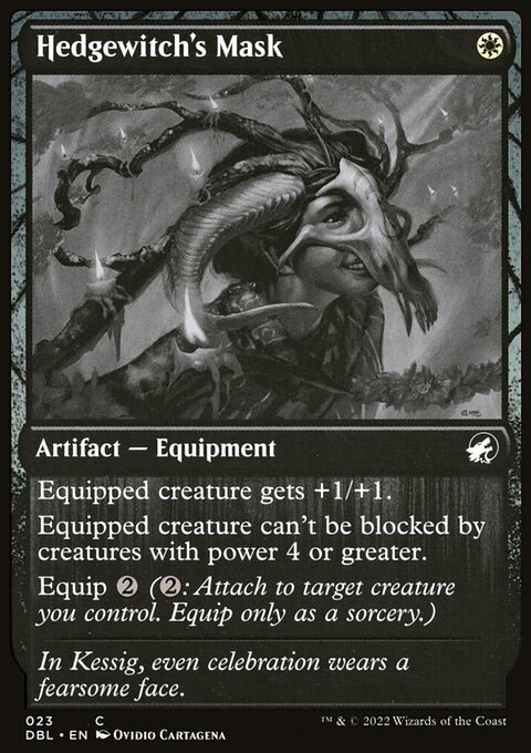 Hedgewitch's Mask, Innistrad: Double Feature #23, Magic: The Gathering card