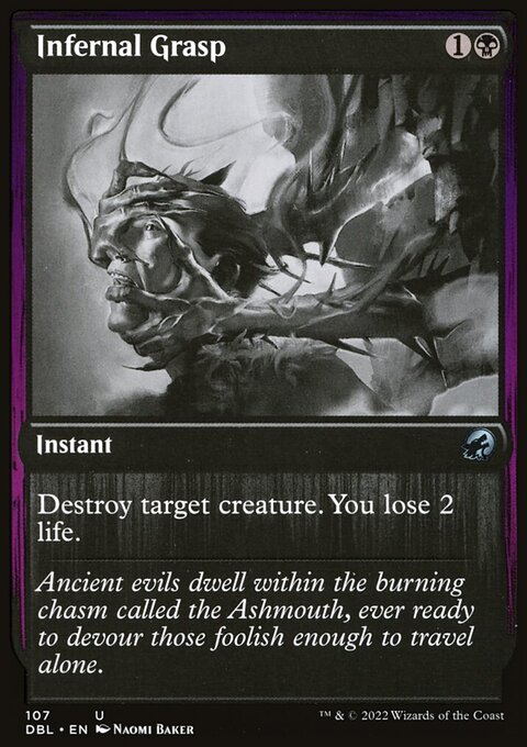 Infernal Grasp, Innistrad: Double Feature #107, Magic: The Gathering card