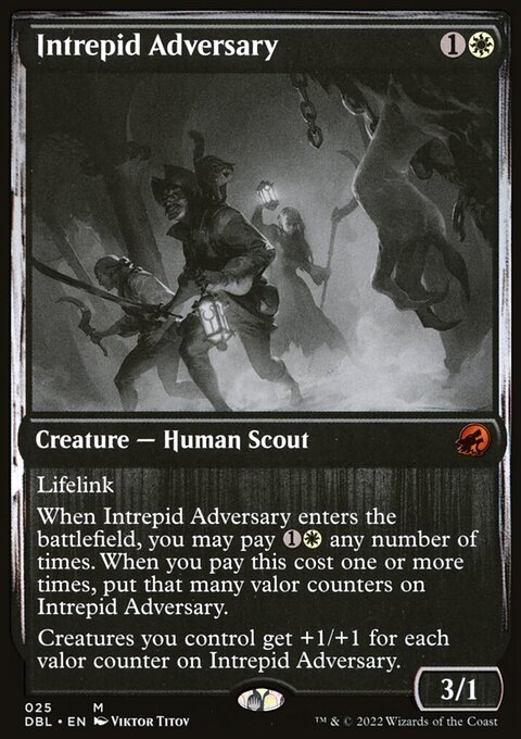 Intrepid Adversary, Innistrad: Double Feature #25, Magic: The Gathering card
