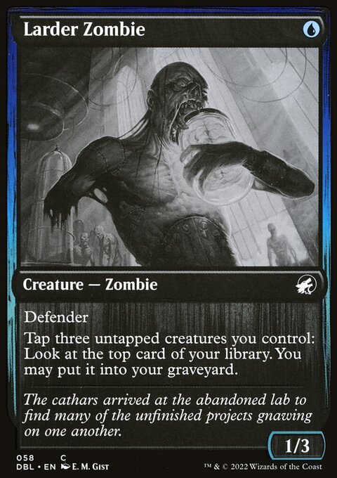 Larder Zombie, Innistrad: Double Feature #58, Magic: The Gathering card