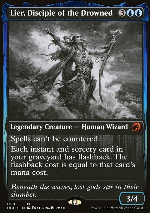 Lier, Disciple of the Drowned, Innistrad: Double Feature #59, Magic: The Gathering card