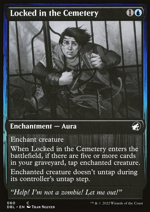 Locked in the Cemetery, Innistrad: Double Feature #60, Magic: The Gathering card
