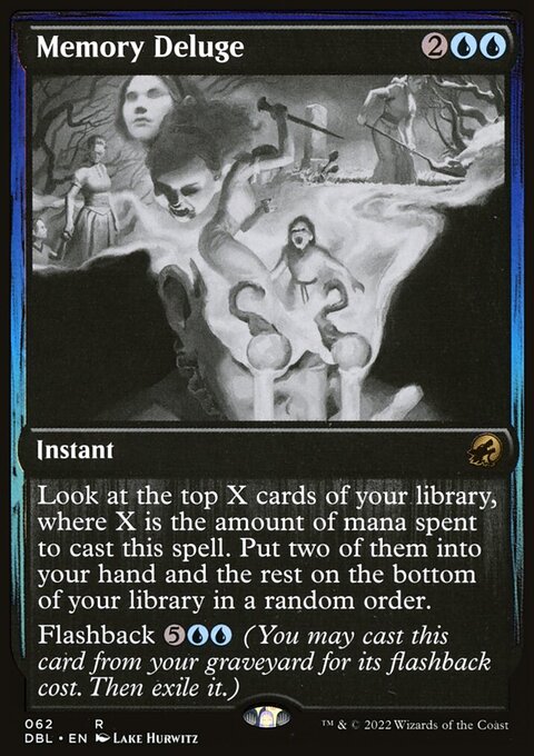 Memory Deluge, Innistrad: Double Feature #62, Magic: The Gathering card