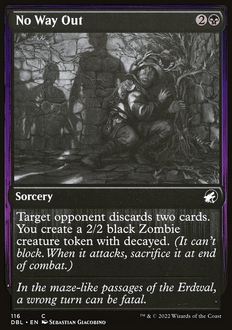 No Way Out, Innistrad: Double Feature #116, Magic: The Gathering card