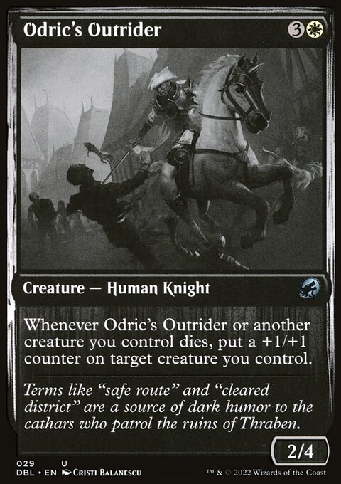Odric's Outrider, Innistrad: Double Feature #29, Magic: The Gathering card