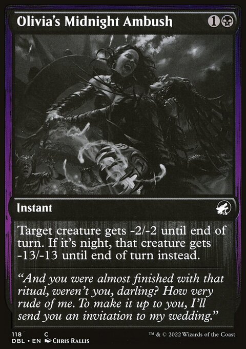 Olivia's Midnight Ambush, Innistrad: Double Feature #118, Magic: The Gathering card
