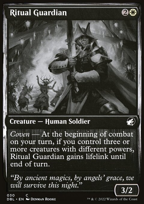 Ritual Guardian, Innistrad: Double Feature #30, Magic: The Gathering card