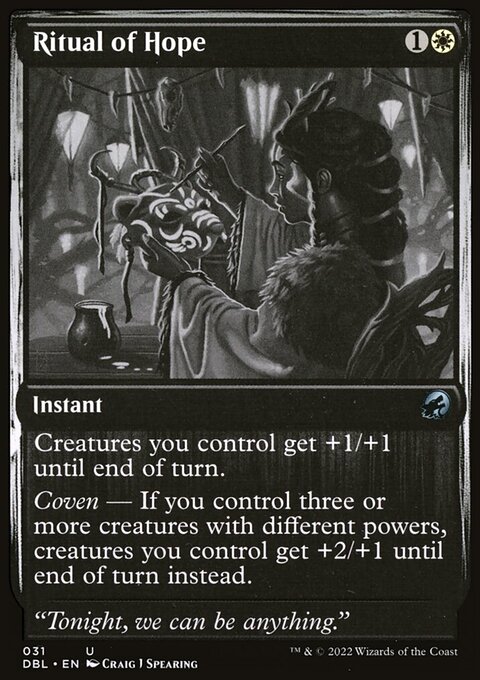 Ritual of Hope, Innistrad: Double Feature #31, Magic: The Gathering card