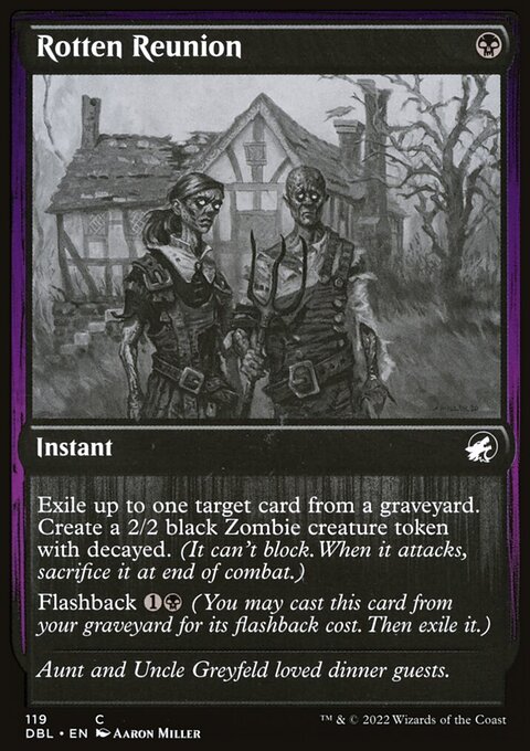 Rotten Reunion, Innistrad: Double Feature #119, Magic: The Gathering card