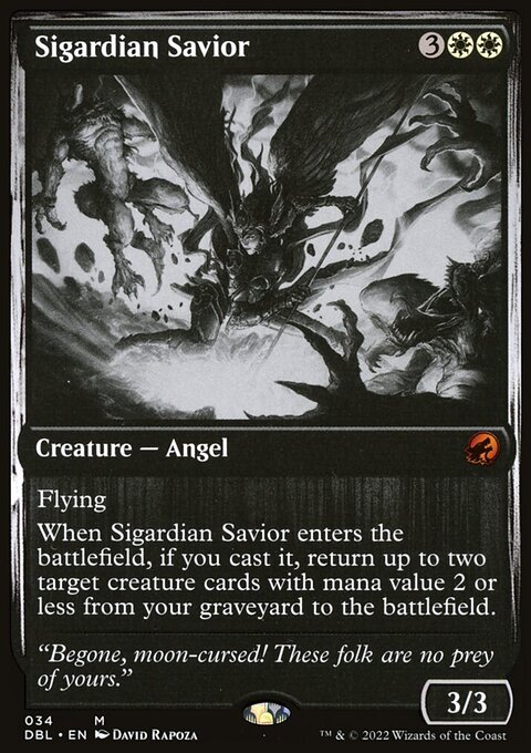 Sigardian Savior, Innistrad: Double Feature #34, Magic: The Gathering card