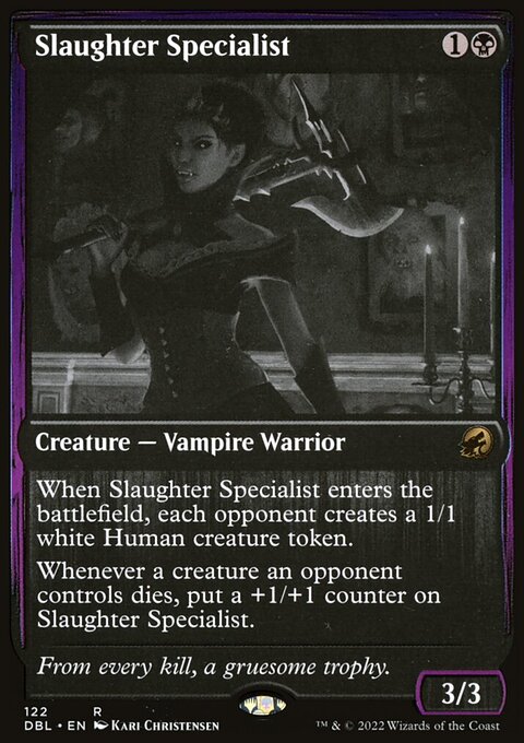 Slaughter Specialist, Innistrad: Double Feature #122, Magic: The Gathering card