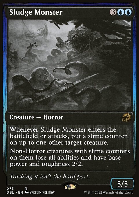 Sludge Monster, Innistrad: Double Feature #76, Magic: The Gathering card