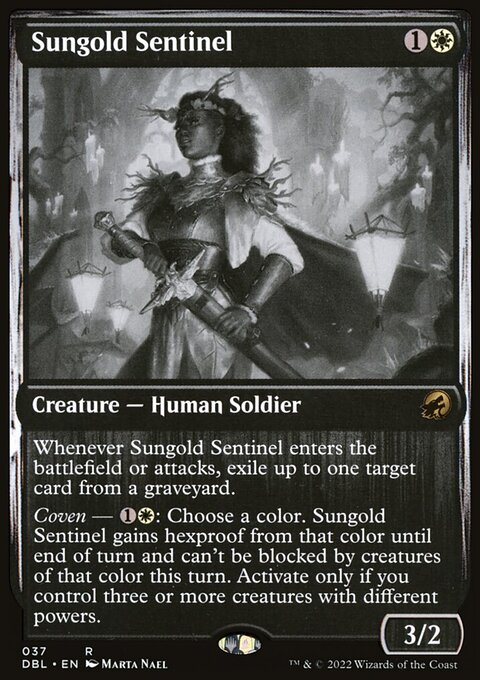 Sungold Sentinel, Innistrad: Double Feature #37, Magic: The Gathering card